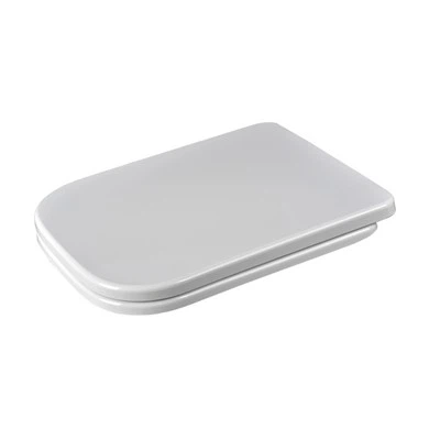 Quadratischer Toilettensitz mit Befestigung an der Oberseite