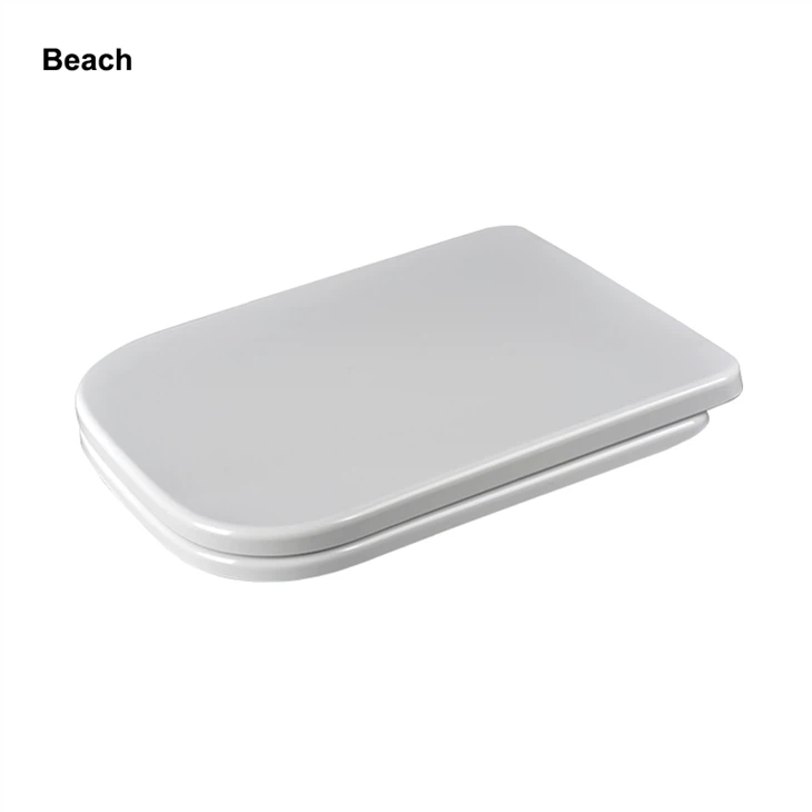 Quadratischer Toilettensitz mit Schnellverschluss